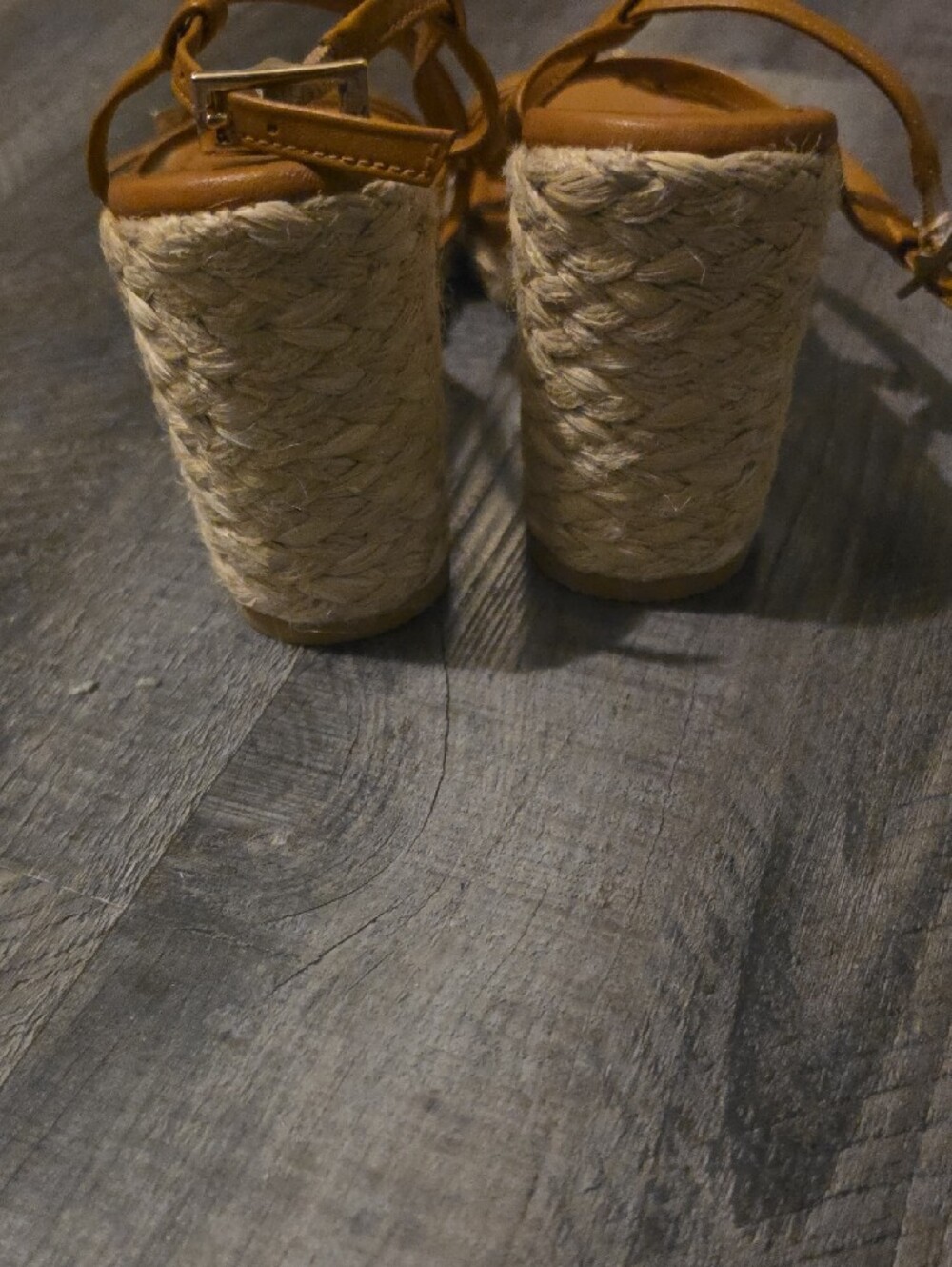 Stuart Weitzman Georgie Espadrille Wedge Sandals Size 6.5 - Picture 7 of 8